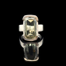 Загрузить изображение в средство просмотра галереи, Prasiolite ring, size 18.5, 15.5 g, 925 silver
