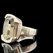 Загрузить изображение в средство просмотра галереи, Prasiolite ring, size 18.5, 15.5 g, 925 silver
