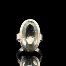 Load image into Gallery viewer, Prasiolite Ring Silver 925 Size 16.5
