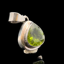 Load image into Gallery viewer, Chrysolite (Peridot) Pendant 3 cm 12×15 mm Silver 925
