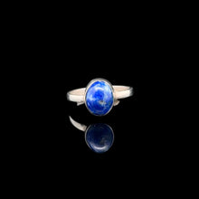 Загрузить изображение в средство просмотра галереи, Lapis Lazuli Ring 8×10 mm Size 17.5 3 g Silver 925
