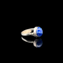 Загрузить изображение в средство просмотра галереи, Lapis Lazuli Ring 8×10 mm Size 17.5 3 g Silver 925
