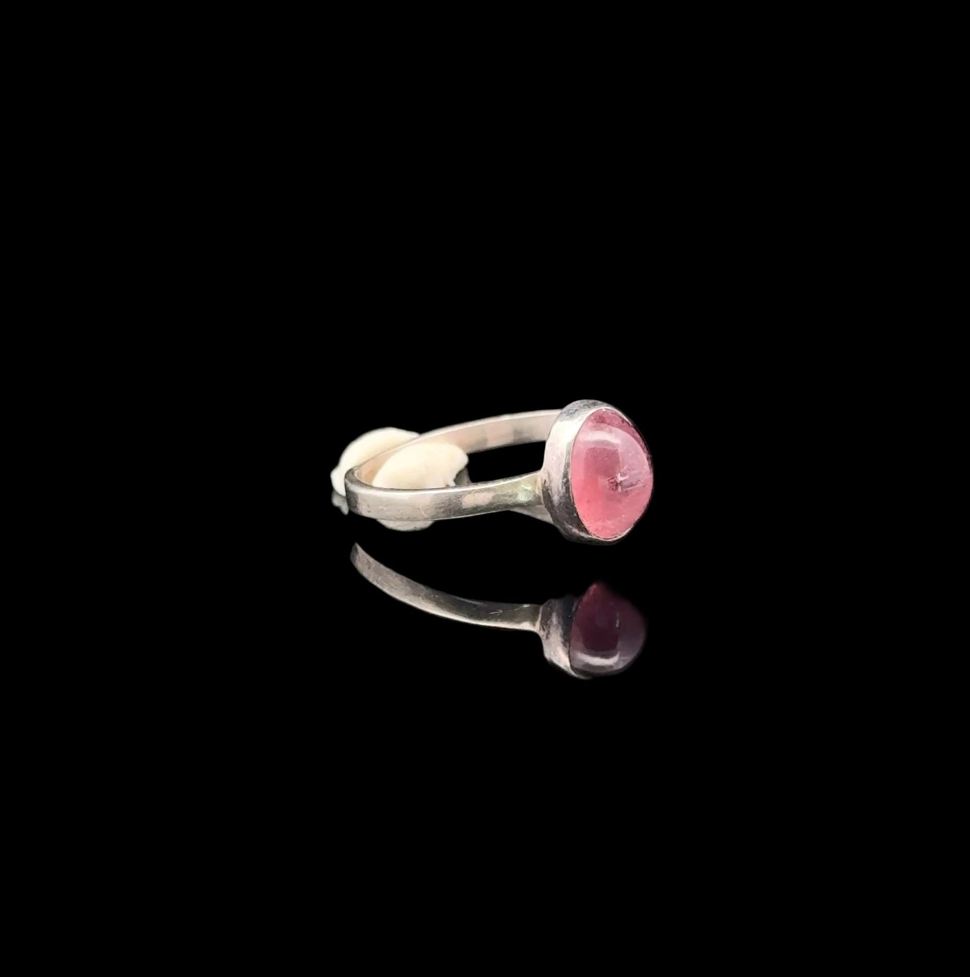 Tourmaline Ring 7×9 mm Size 17 2 g Silver 925