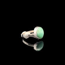 Load image into Gallery viewer, Chrysoprase Ring 9×11 mm Size 16.5 9.4 g Silver 925
