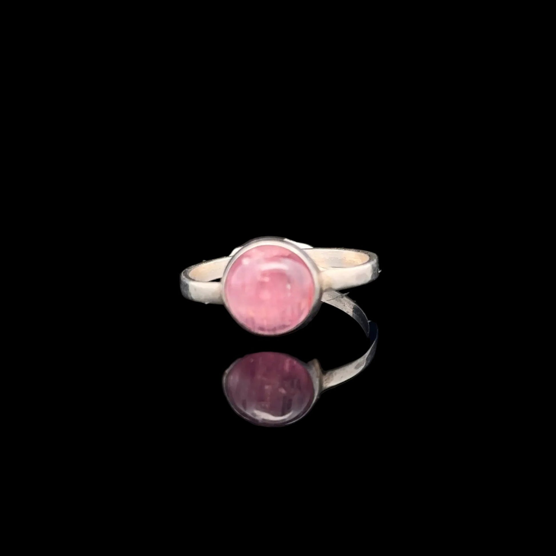 Tourmaline Ring, Size 17.5, Weight 9.1 g, Stone Size 9 × 9 mm, 925 Sterling Silver