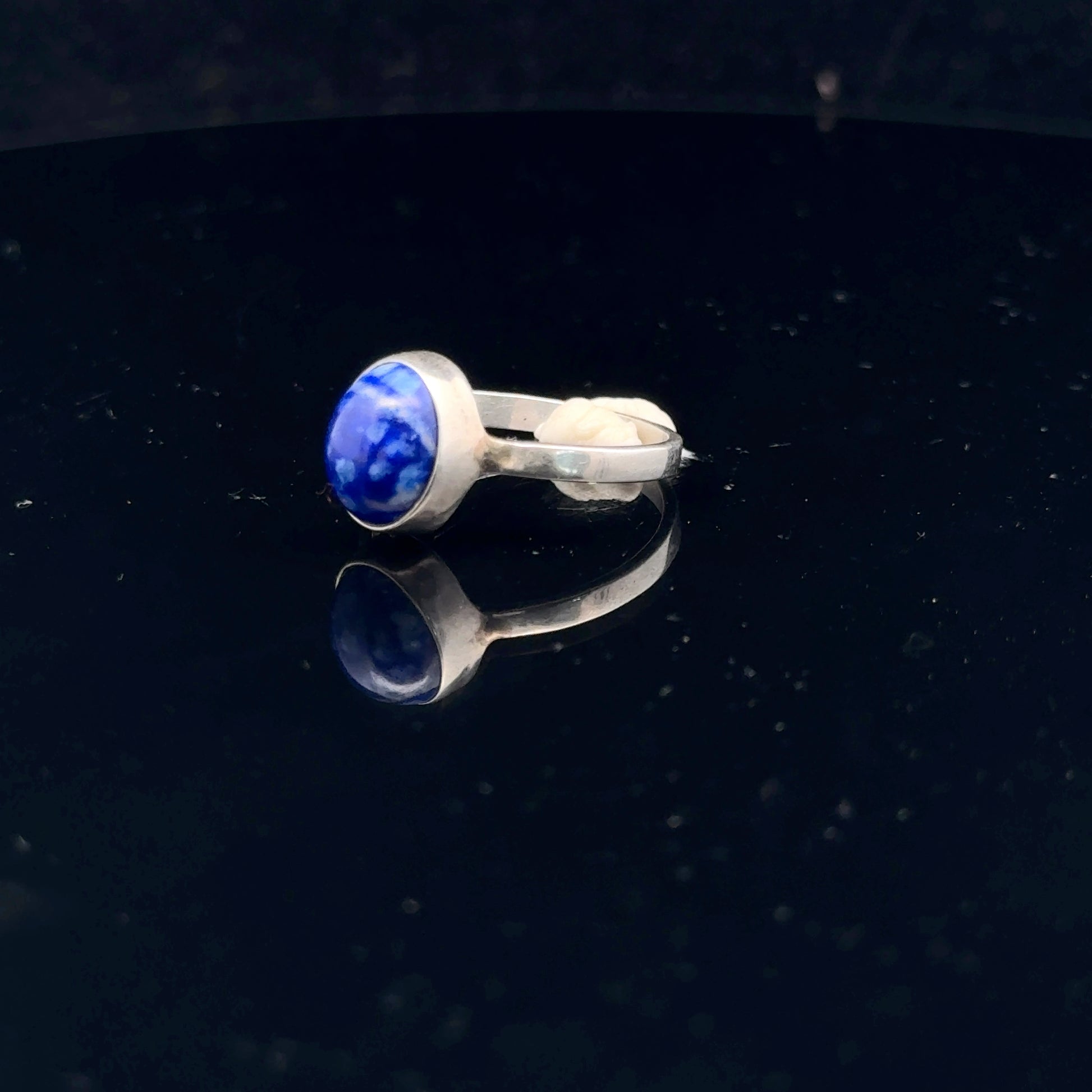 Lapis Lazuli Ring 8×9 mm Size 17 3 g Silver 925