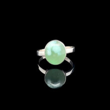 Load image into Gallery viewer, Chrysoprase Ring 9×11 mm Size 16 3 g Silver 925
