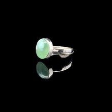 Load image into Gallery viewer, Chrysoprase Ring 9×11 mm Size 16 3 g Silver 925
