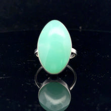 Загрузить изображение в средство просмотра галереи, Chrysoprase Ring 18×28 mm Size 26 Silver 925
