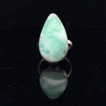 Загрузить изображение в средство просмотра галереи, Chrysoprase Ring 17×30 mm Size 20 Silver 925
