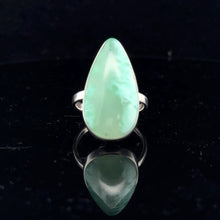Load image into Gallery viewer, Chrysoprase Ring 15×28 mm Size 21 Silver 925
