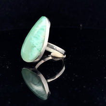 Load image into Gallery viewer, Chrysoprase Ring 15×28 mm Size 21 Silver 925
