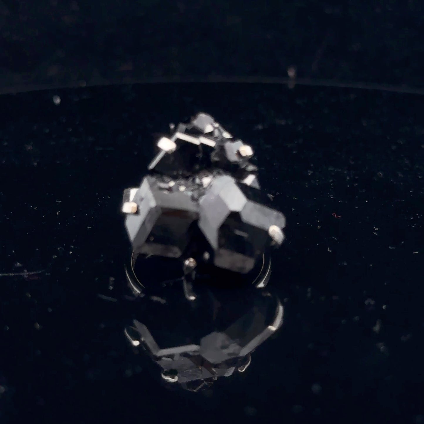 Garnet Ring Silver 925 Natural Gemstone Size 19 11 g