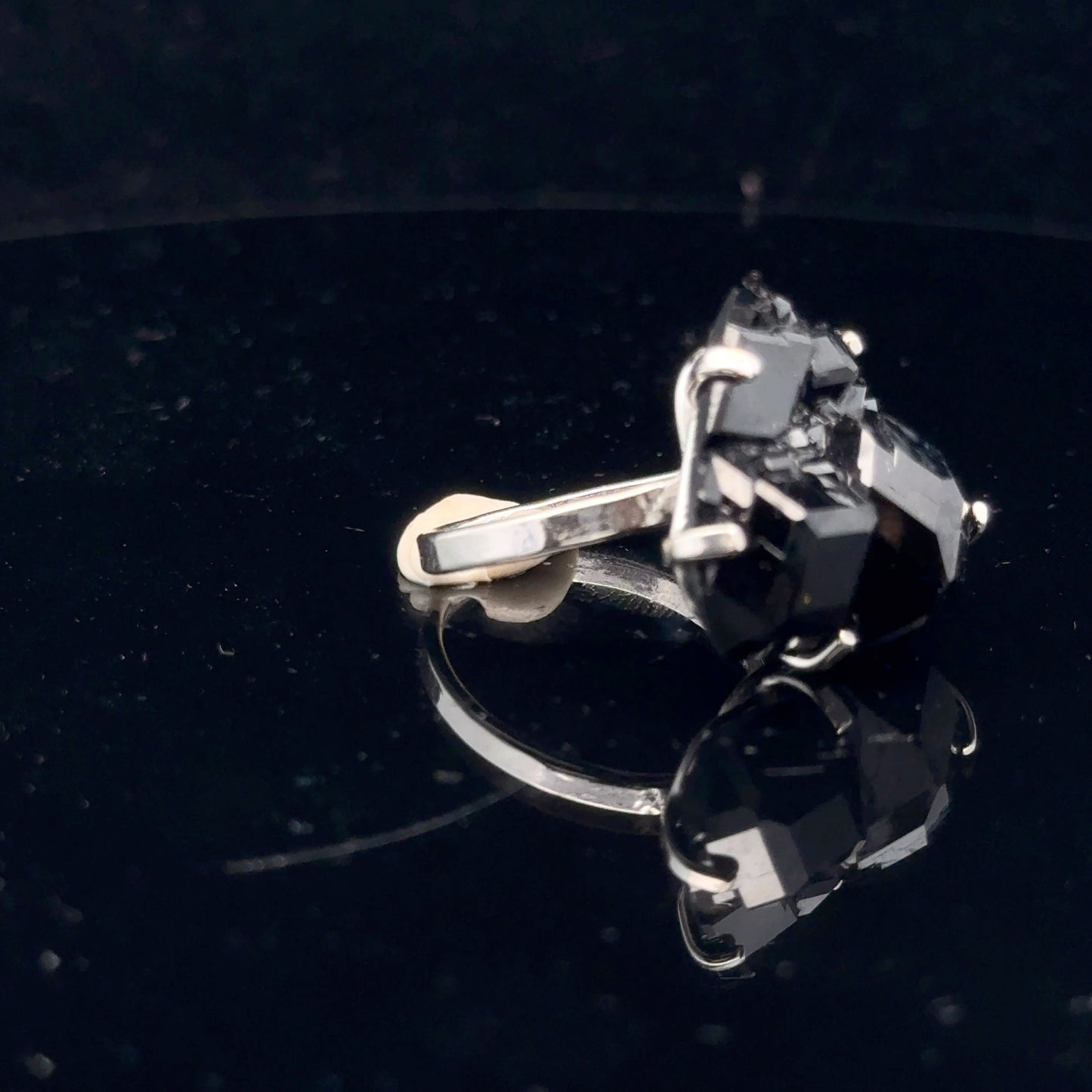Garnet Ring Silver 925 Natural Gemstone Size 19 11 g