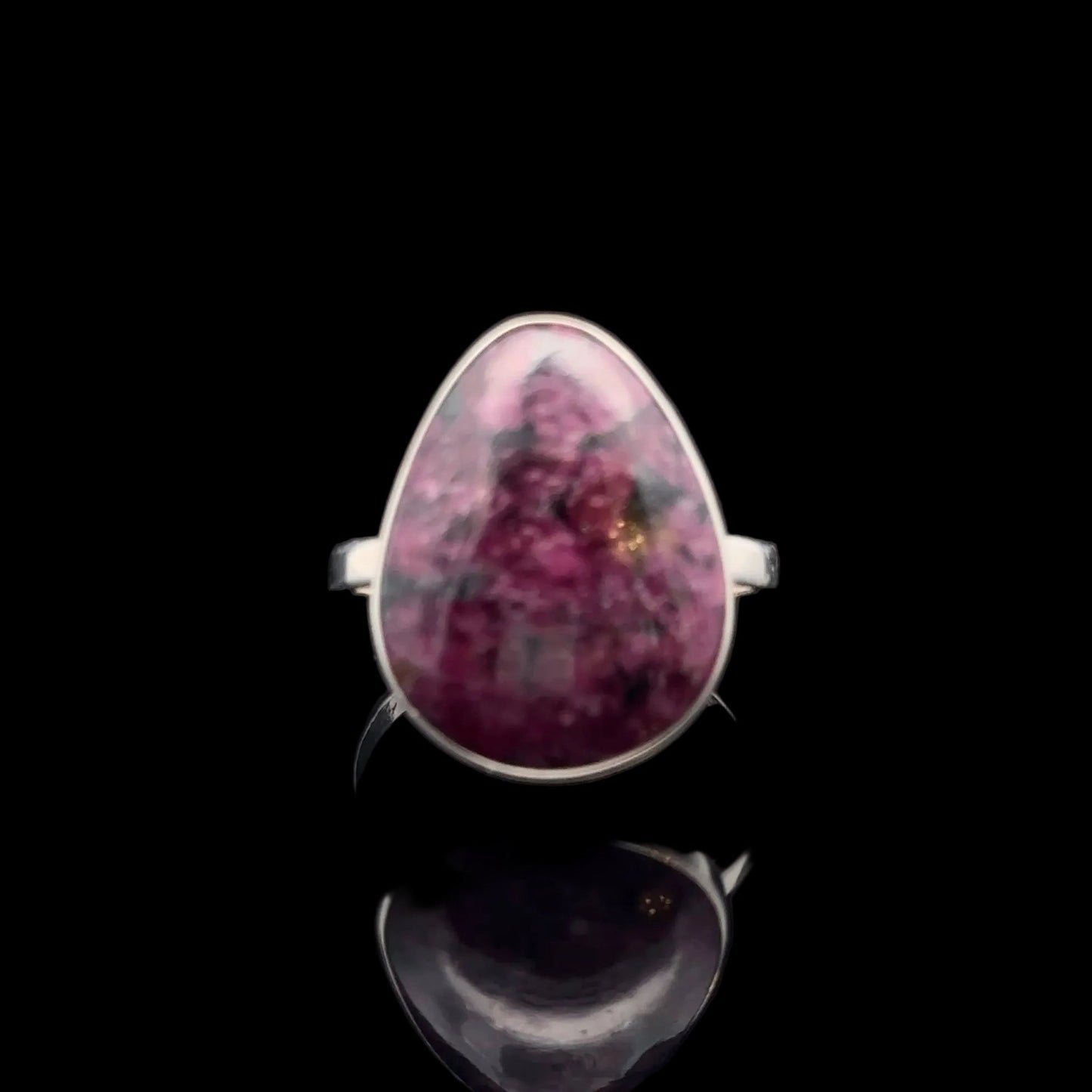 Eudialyte Ring Silver 925 Natural Gemstone 26.5 g