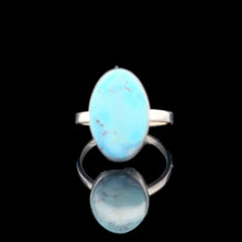 Загрузить изображение в средство просмотра галереи, Turquoise Ring Silver 925 Natural Gemstone Size 18 4 g
