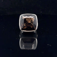 Load image into Gallery viewer, Smoky Quartz Ring 18×18 mm Size 19.5 13.1 g Silver 925
