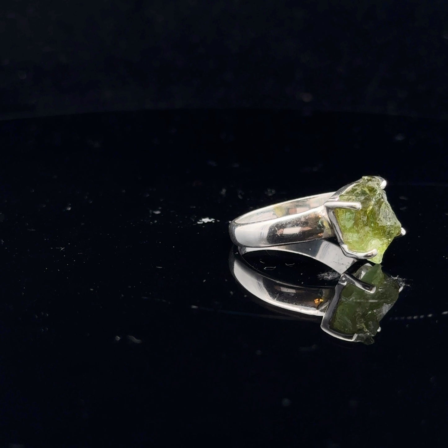 Tourmaline Ring Silver 925 Size 19