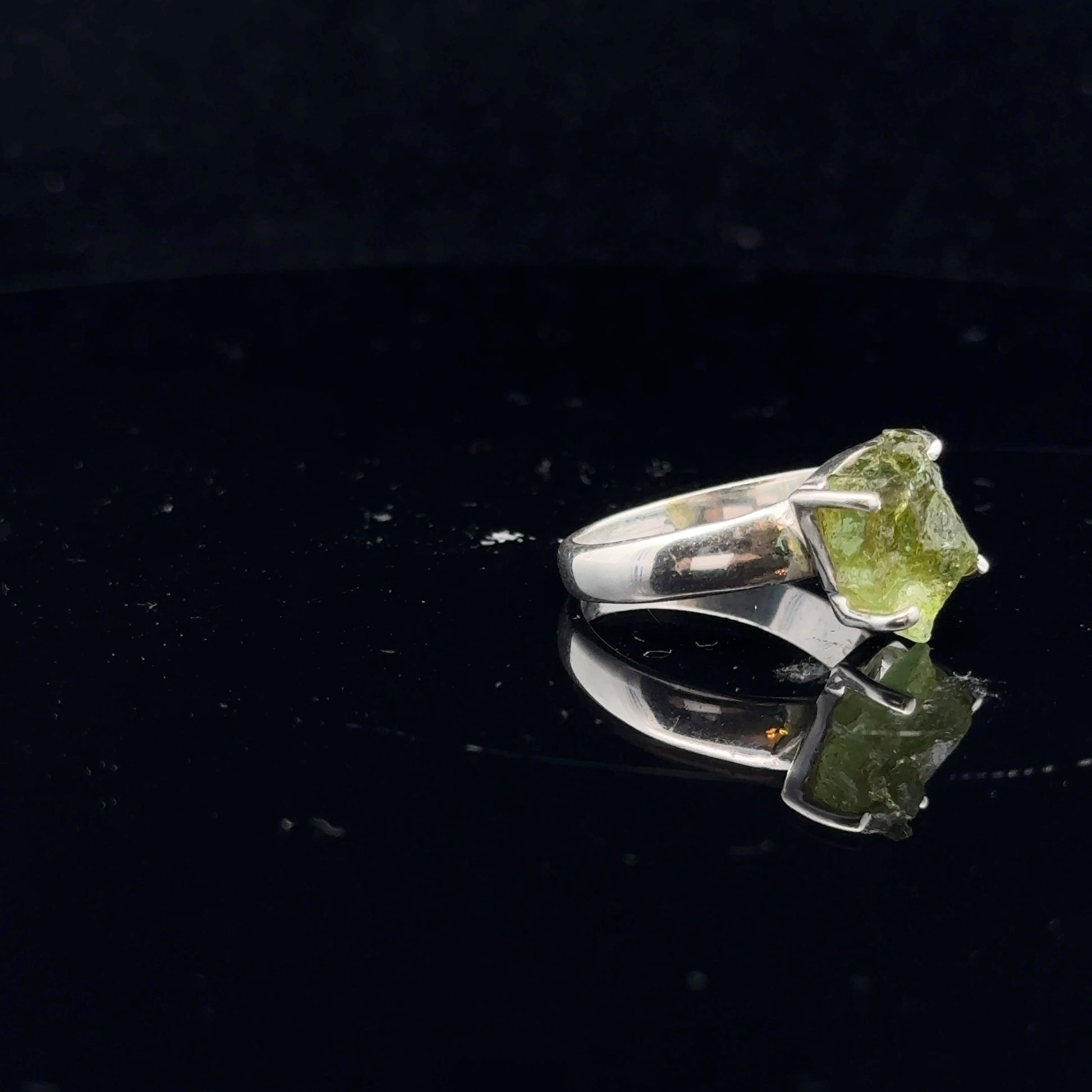 Tourmaline Ring Silver 925 Size 19
