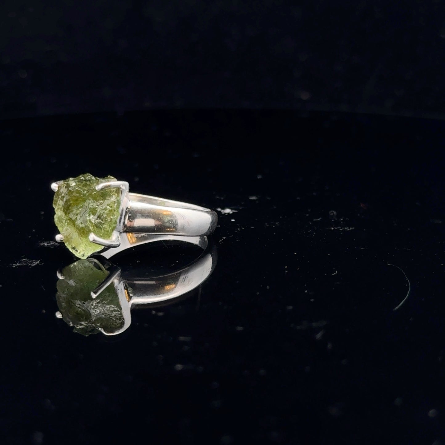 Tourmaline Ring Silver 925 Size 19