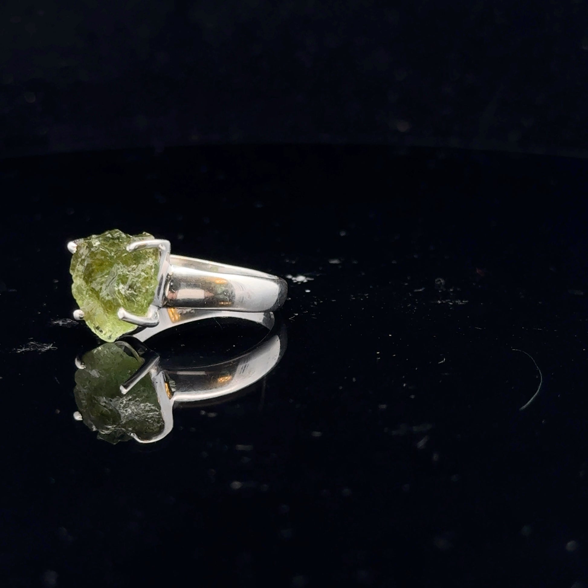 Tourmaline Ring Silver 925 Size 19