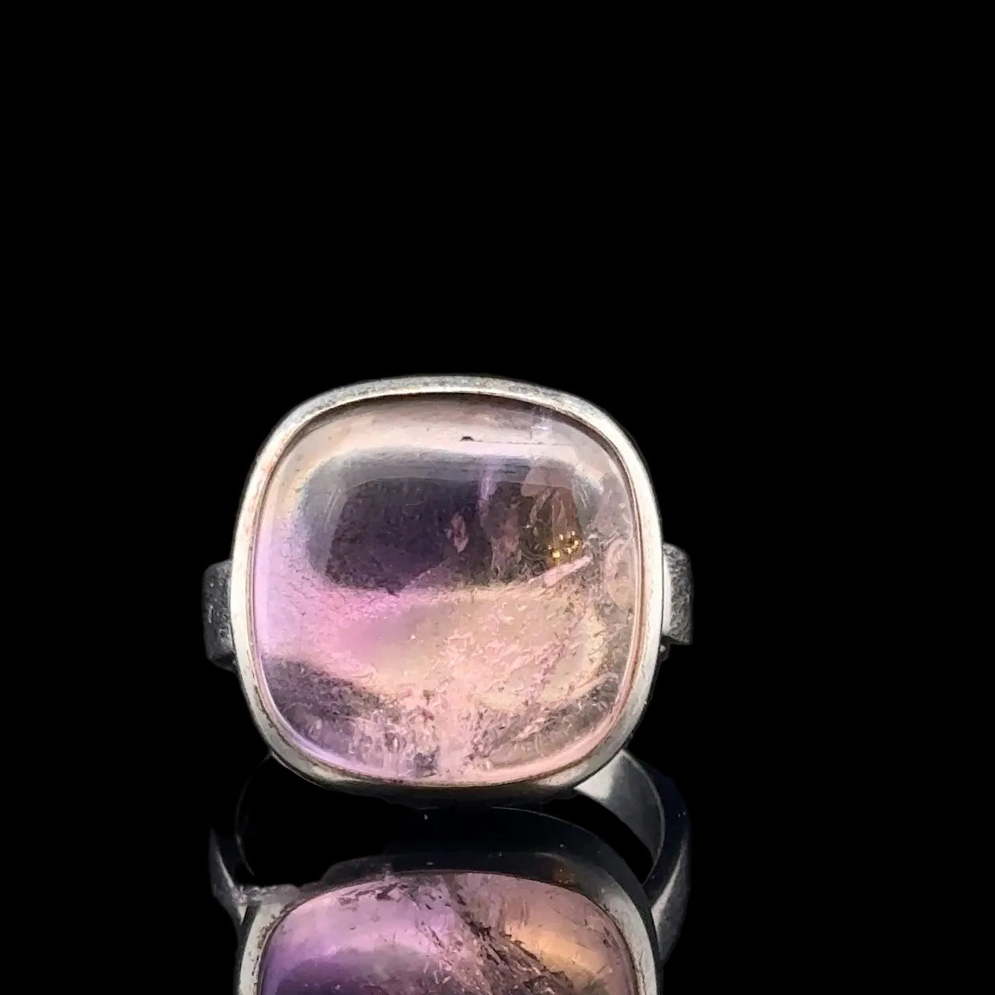 Ametrine Ring Silver 925 Size 19 front side