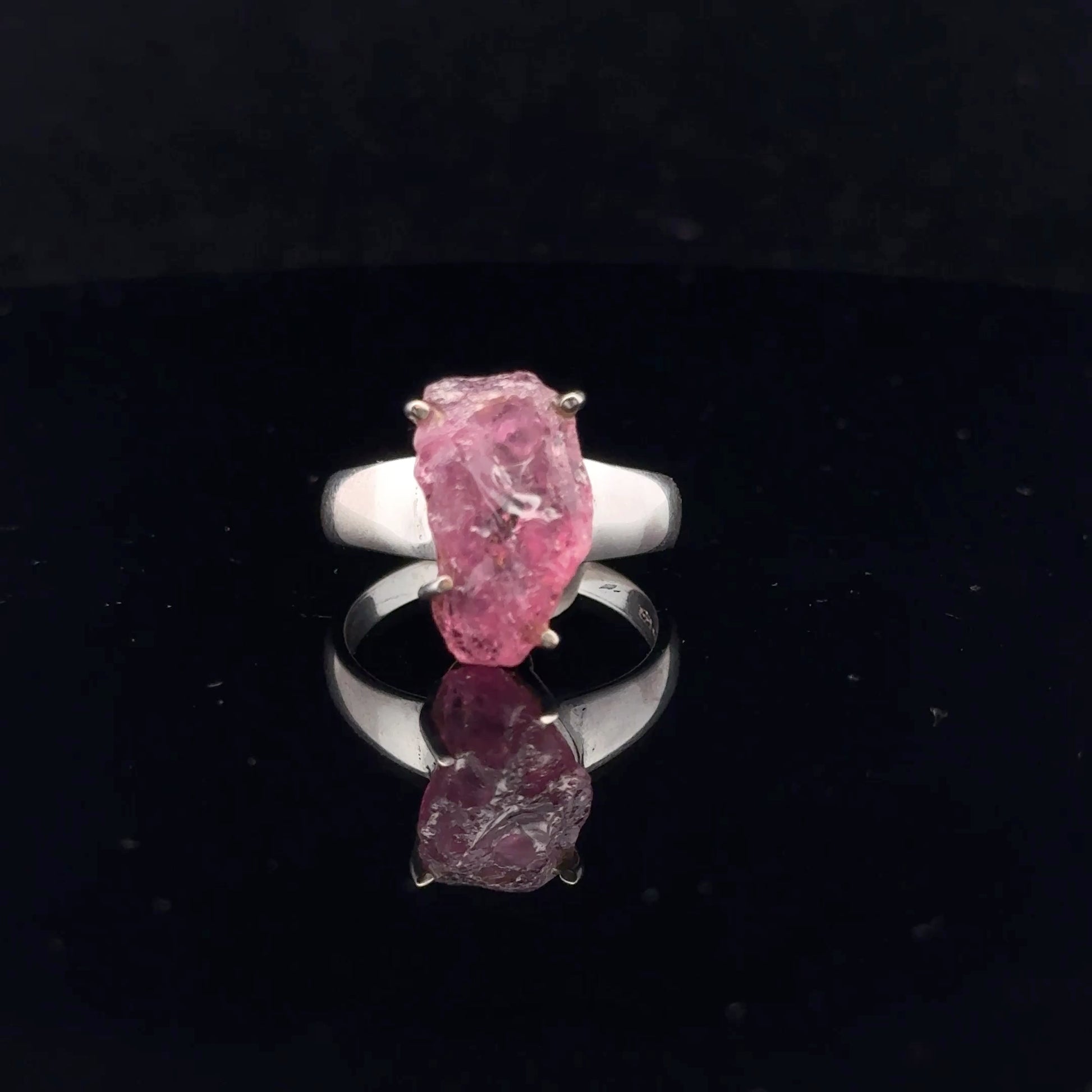 Tourmaline Ring Silver 925 Size 19