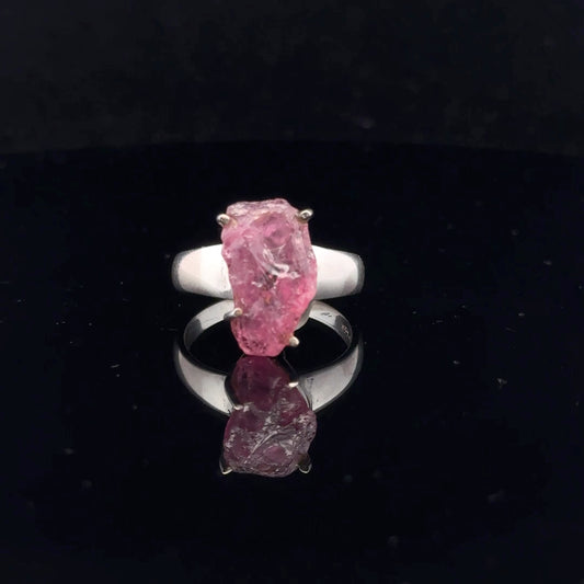 Tourmaline Ring Silver 925 Size 19