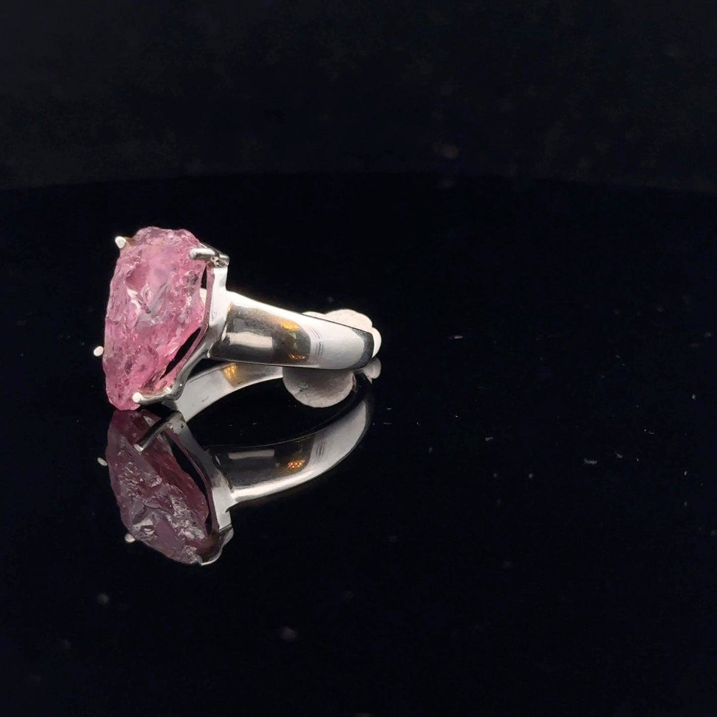 Tourmaline Ring Silver 925 Size 19