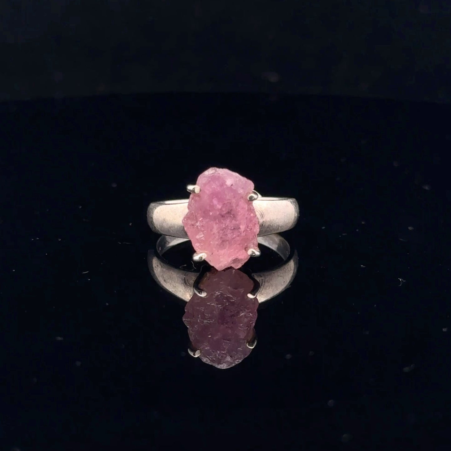 Tourmaline Ring Silver 925 Size 17 front