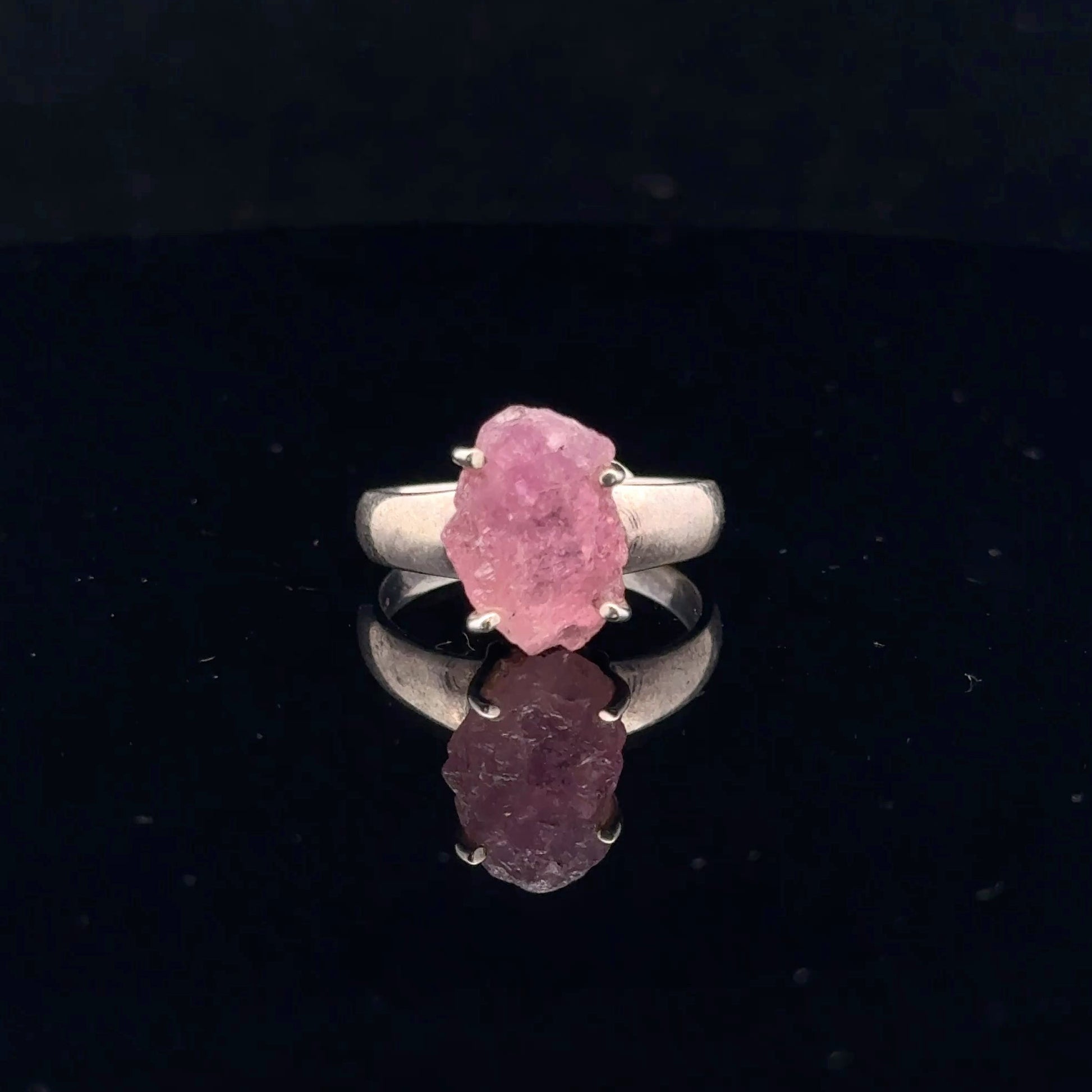 Tourmaline Ring Silver 925 Size 17 front