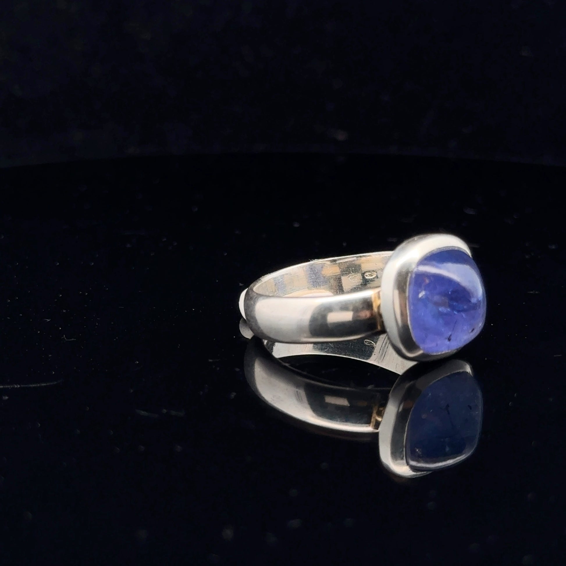 Tanzanite Ring Silver 925 Size 21