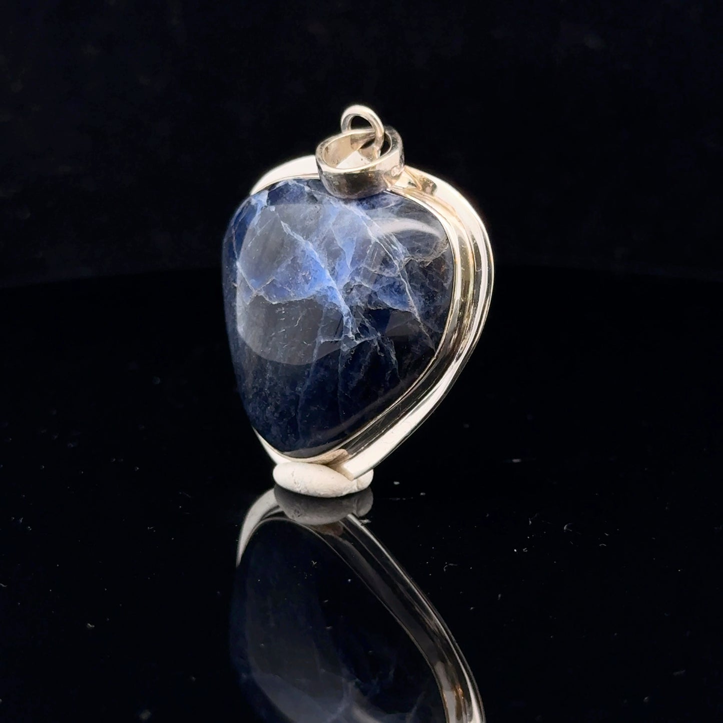 Sodalite Pendant Silver 925 45 mm