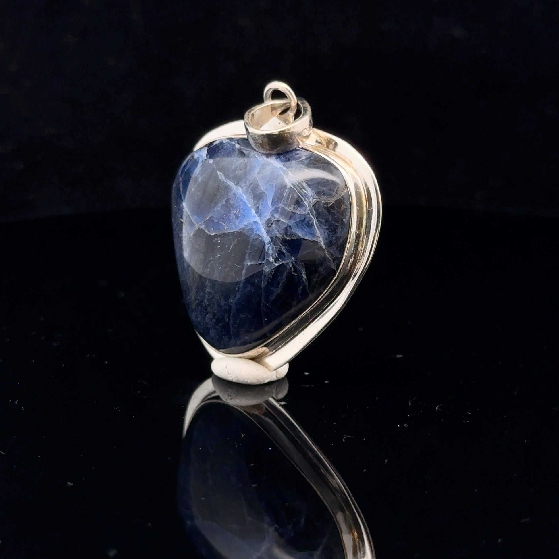 Sodalite Pendant Silver 925 45 mm