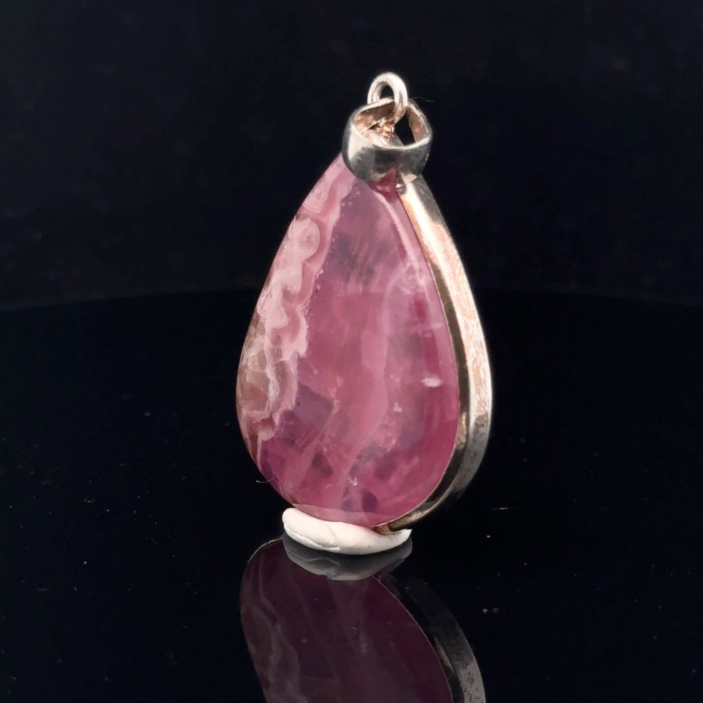 Rhodochrosite Pendant Silver 925 48 mm