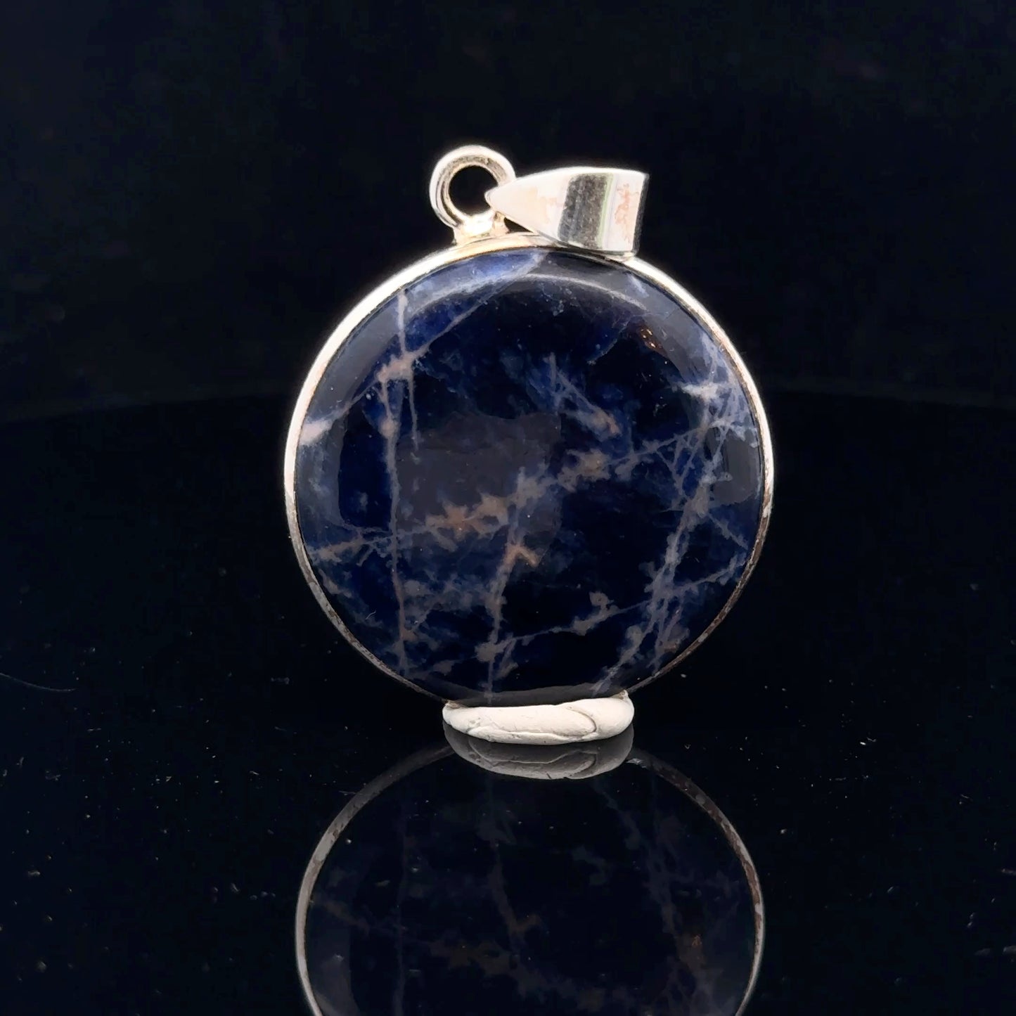 Sodalite Pendant Silver 925 44 mm