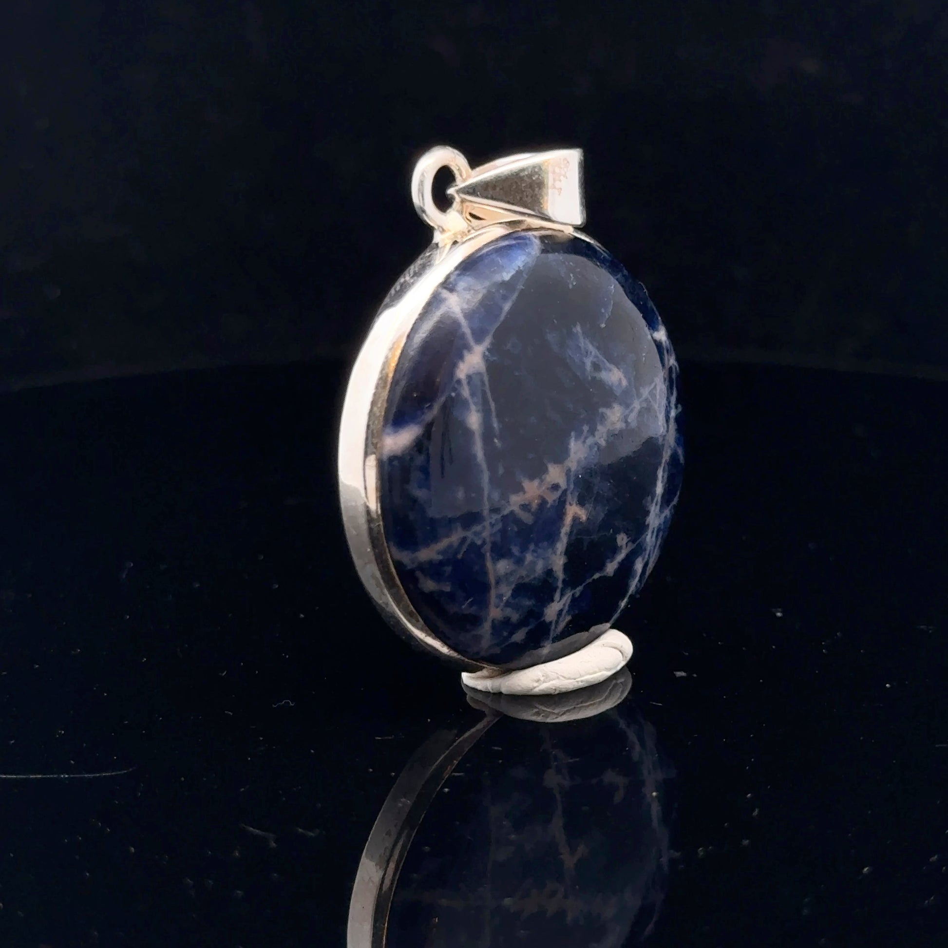 Sodalite Pendant Silver 925 44 mm