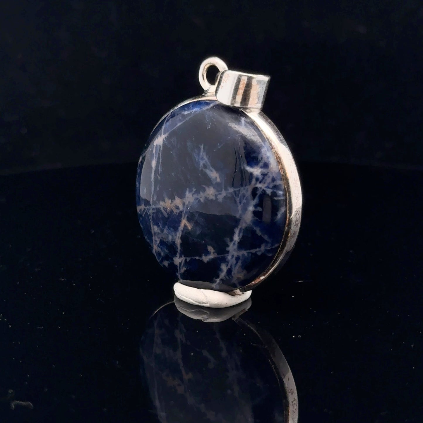 Sodalite Pendant Silver 925 44 mm