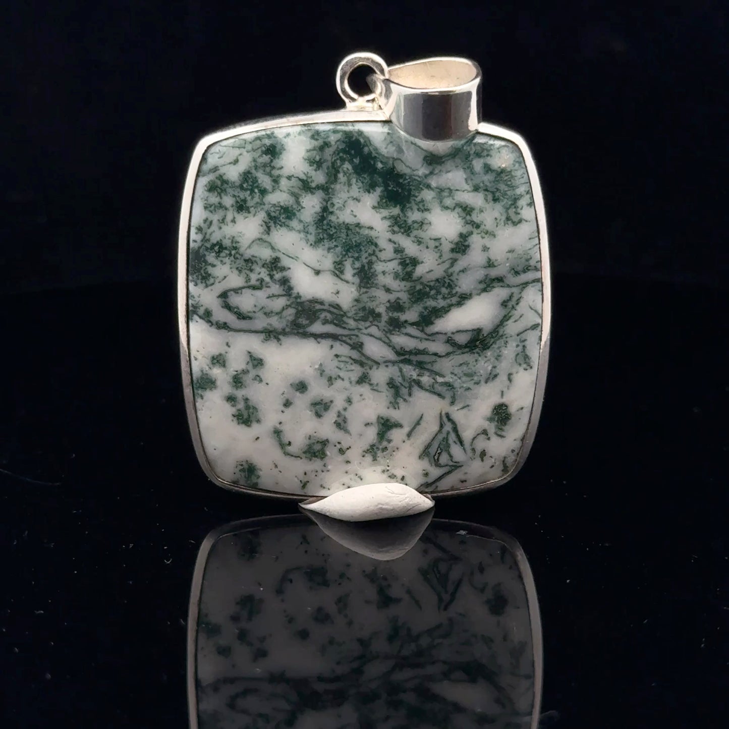 Agate Pendant Silver 925 47 mm