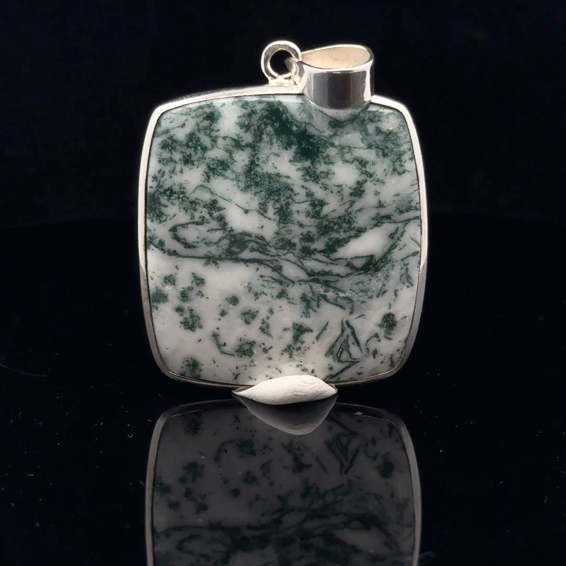 Agate Pendant Silver 925 47 mm