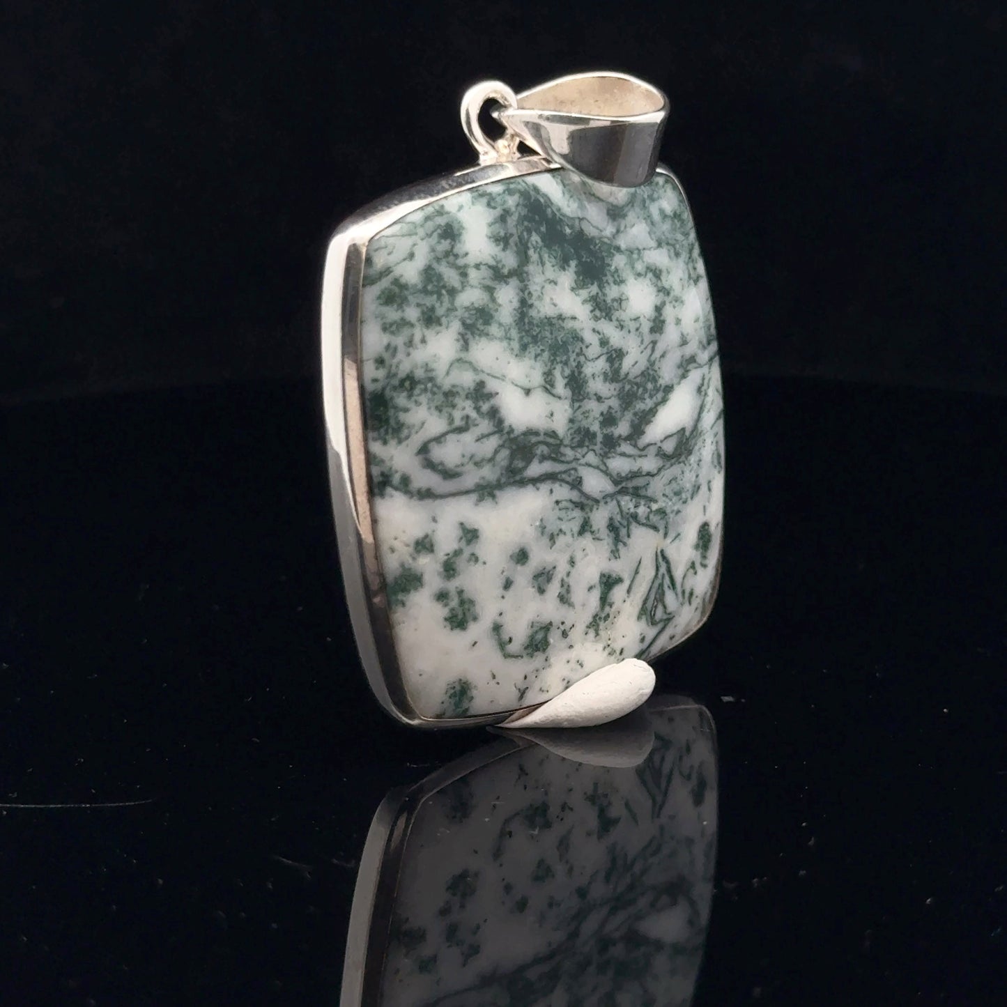 Agate Pendant Silver 925 47 mm