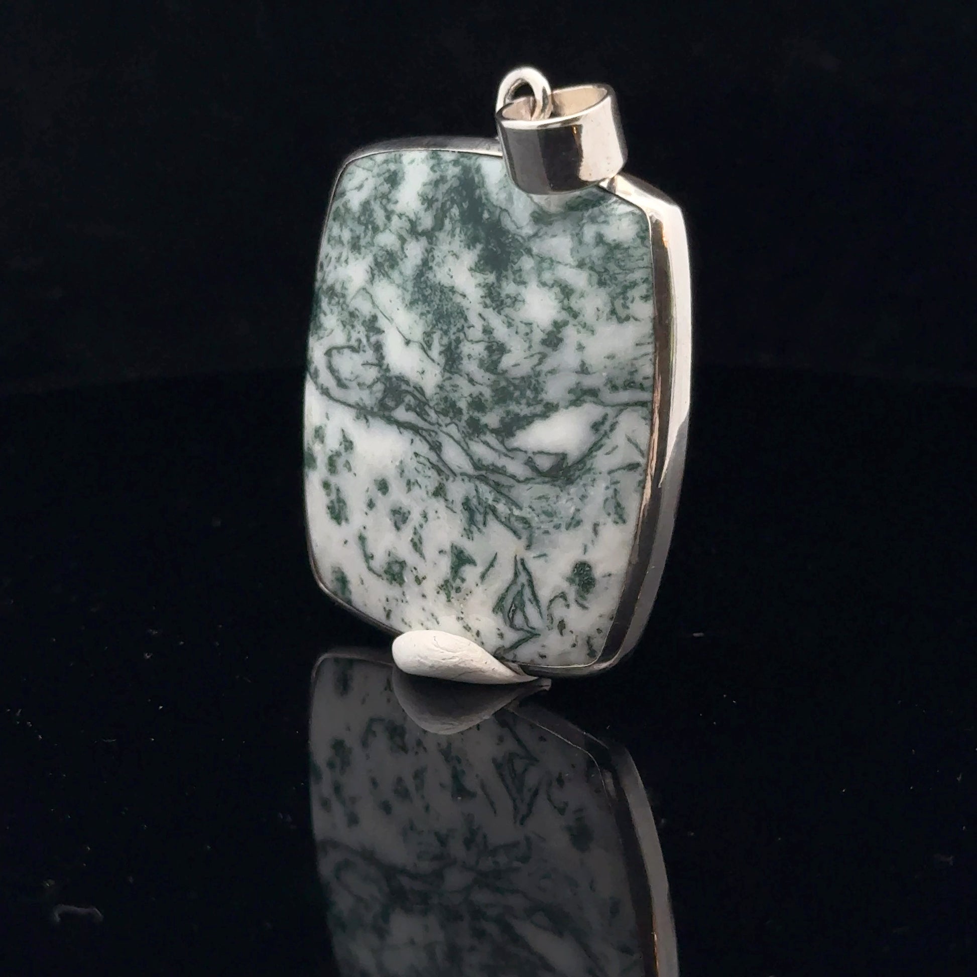 Agate Pendant Silver 925 47 mm