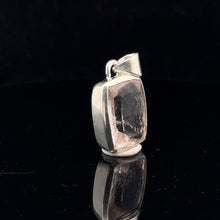 Load image into Gallery viewer, Morganite Pendant Silver 925 32 mm
