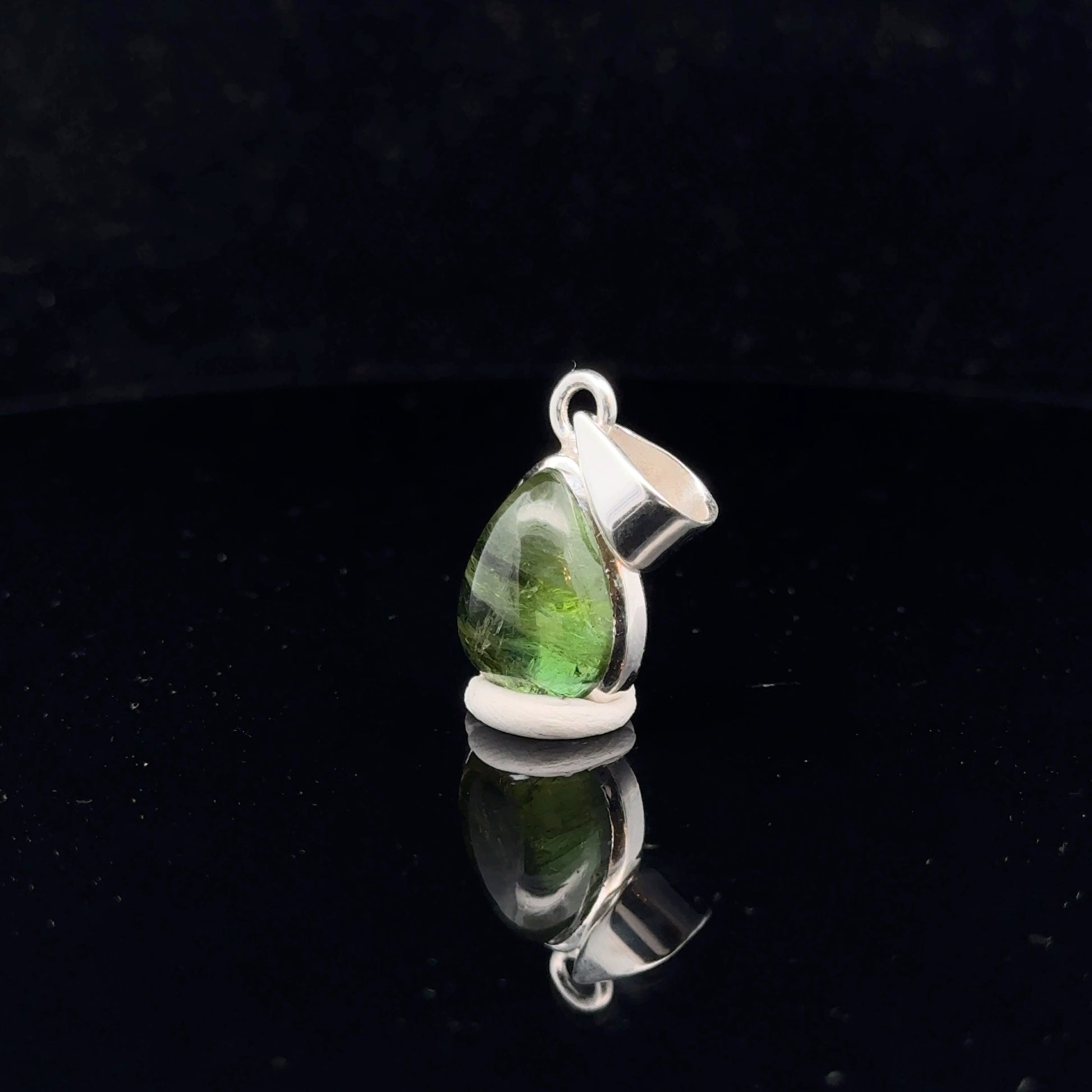 Tourmaline Pendant Silver 925 24 mm
