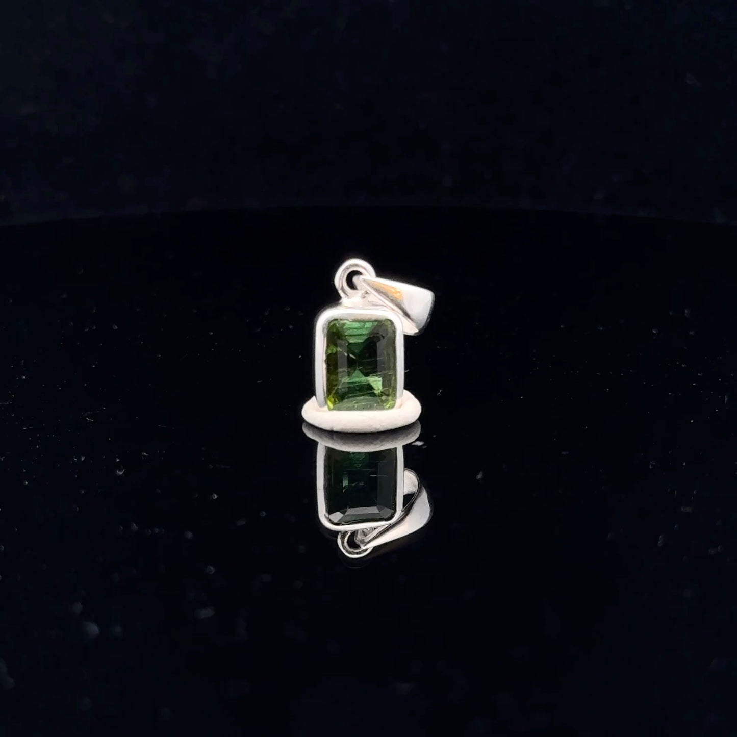 Tourmaline Pendant Silver 925 20 mm