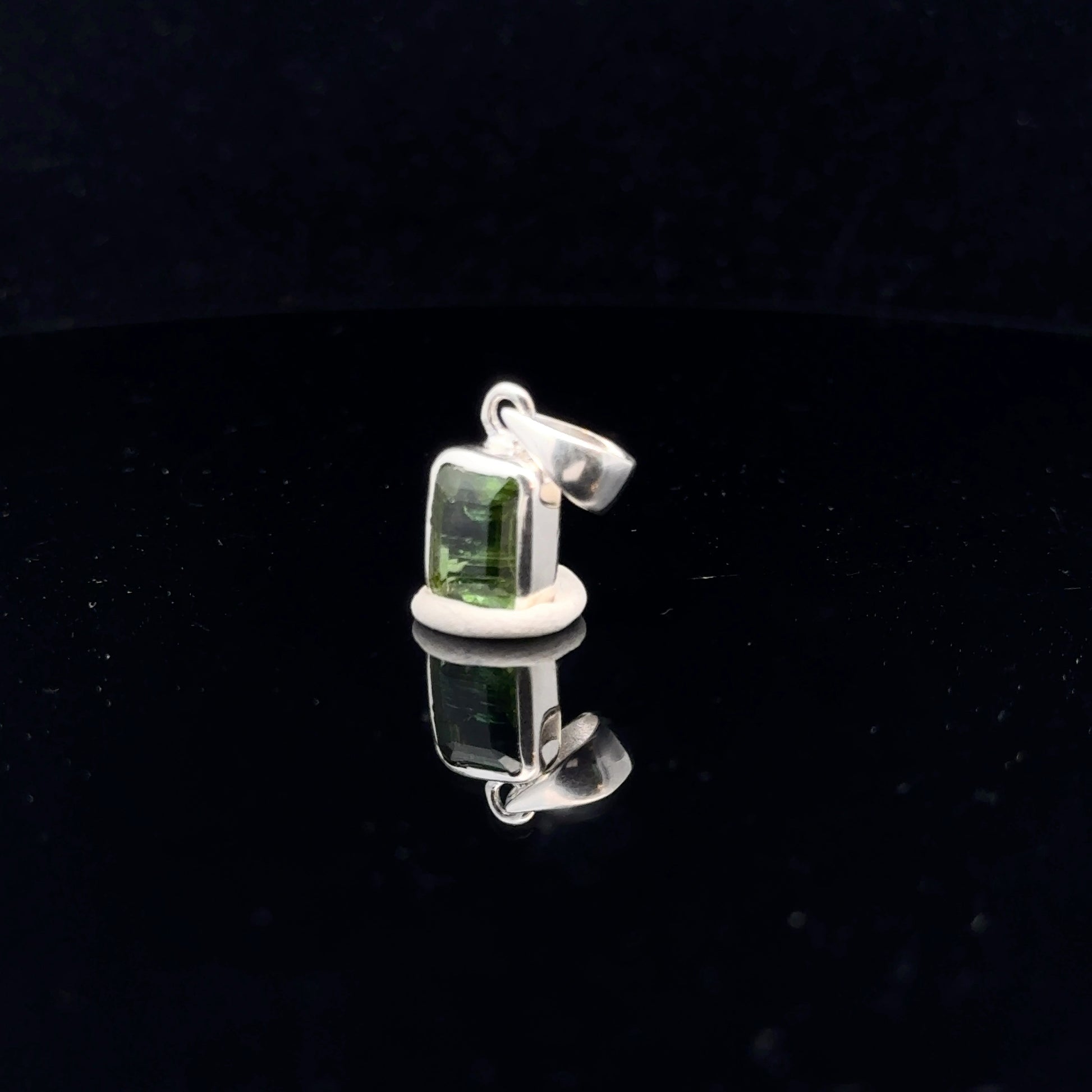 Tourmaline Pendant Silver 925 20 mm