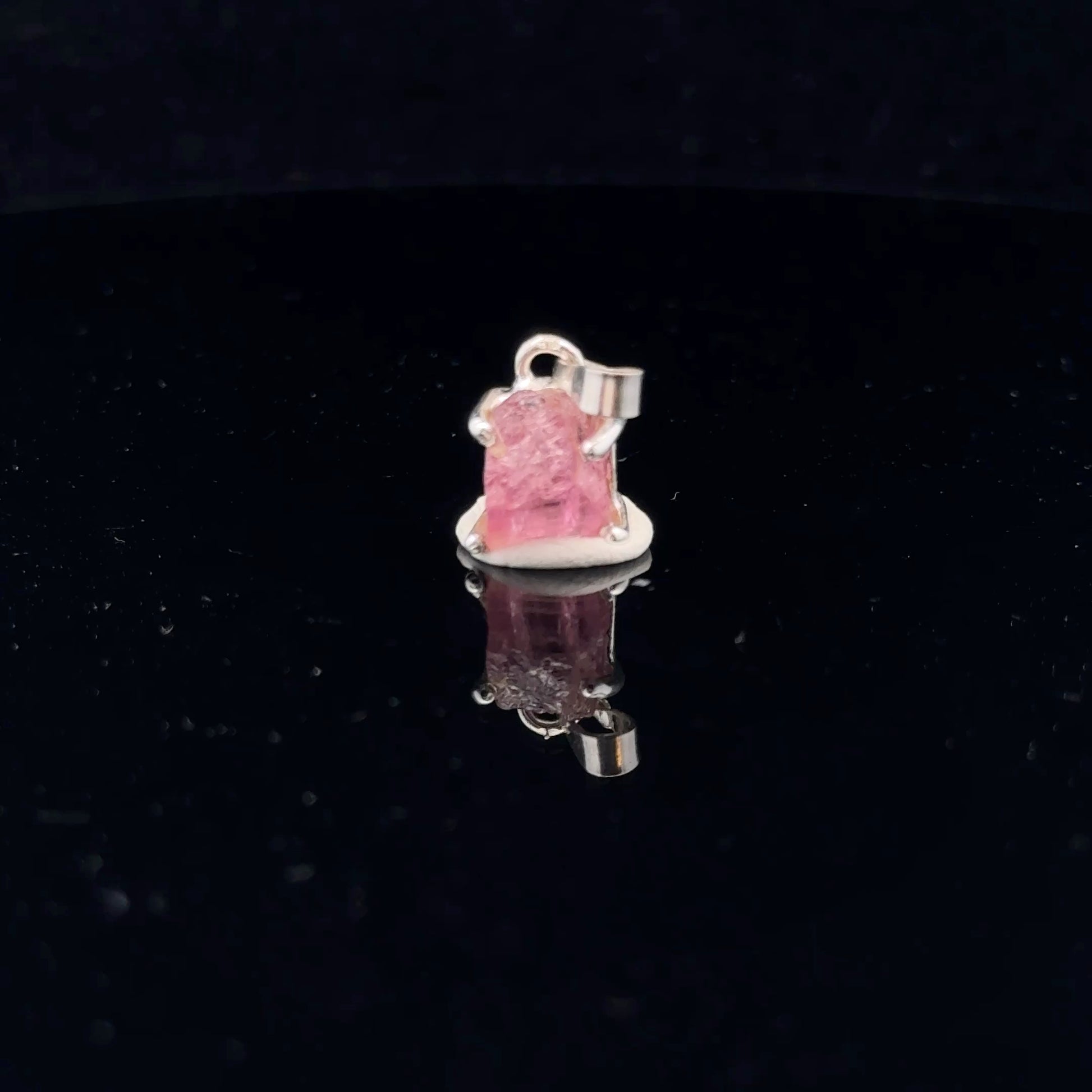 Tourmaline Pendant Silver 925 17 mm