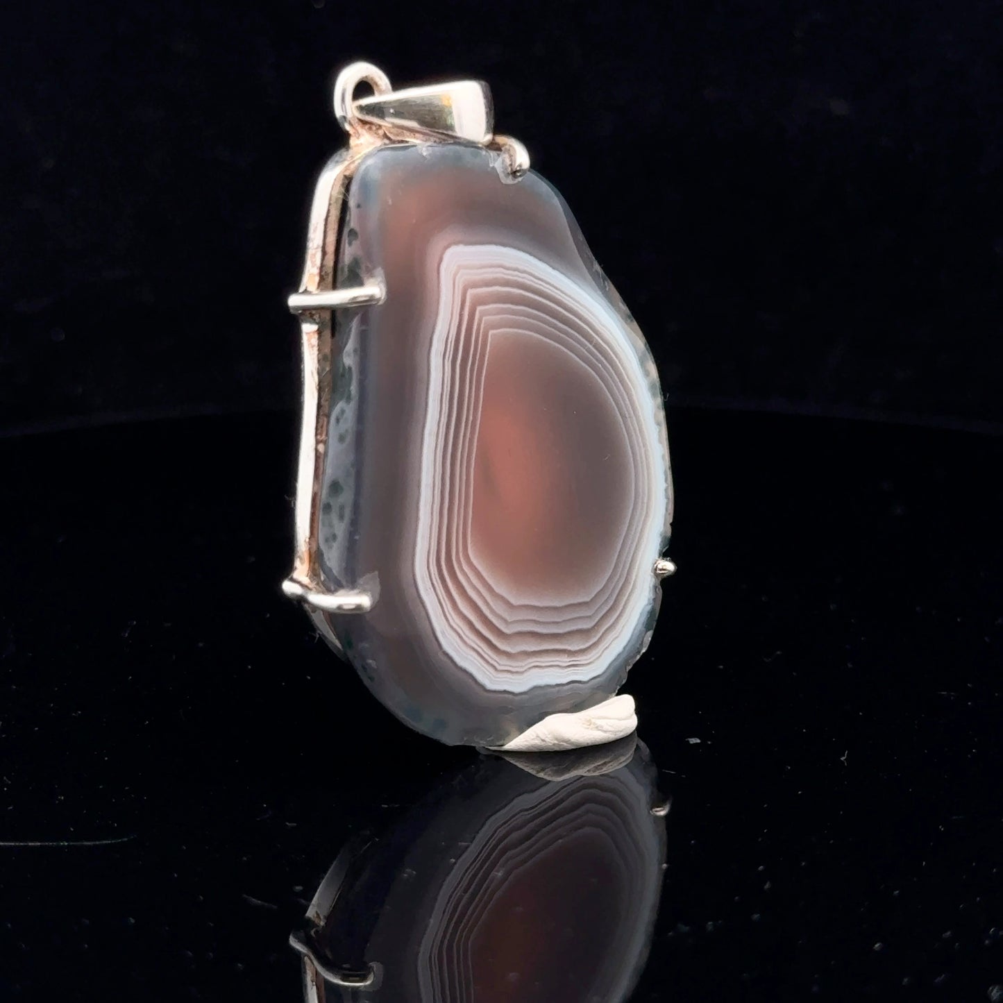 Agate Pendant Silver 925 53 mm