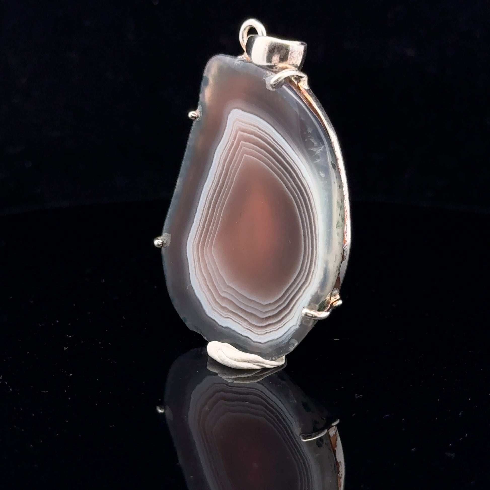 Agate Pendant Silver 925 53 mm