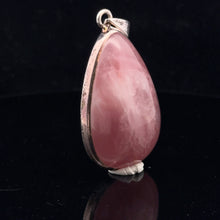 Load image into Gallery viewer, Rose Quartz Pendant Silver 925 55 mm
